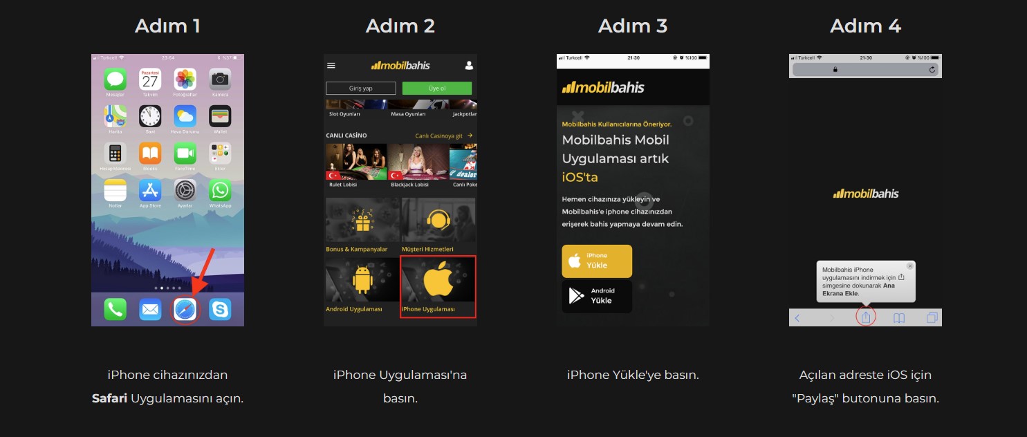 Mobilbahis İndir Adımları